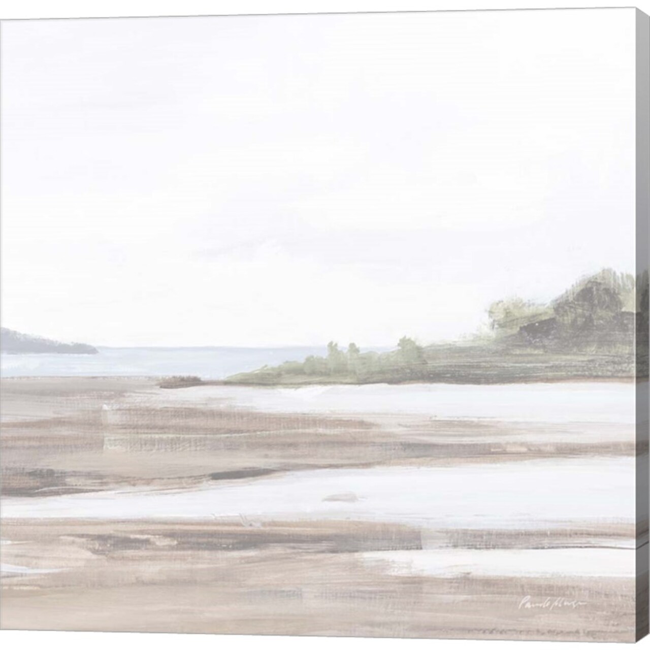 Spring Tide Neutral Crop by Pamela Munger 24" x 24" Canvas Wall Art
